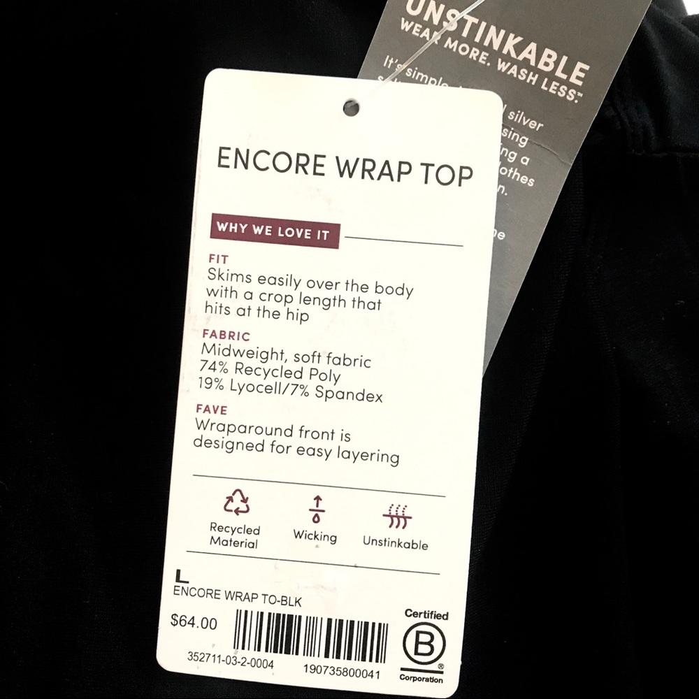 Athleta Encore Wrap Top - Picture 7 of 8